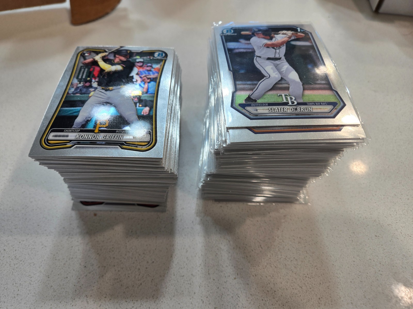 Complete Set 2026 Bowman Chrome Baseball Numbers 1-100 & BCP151-250 Prospects/RC view 3