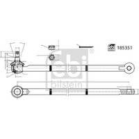 Febi Bilstein 185351 Lenkstange