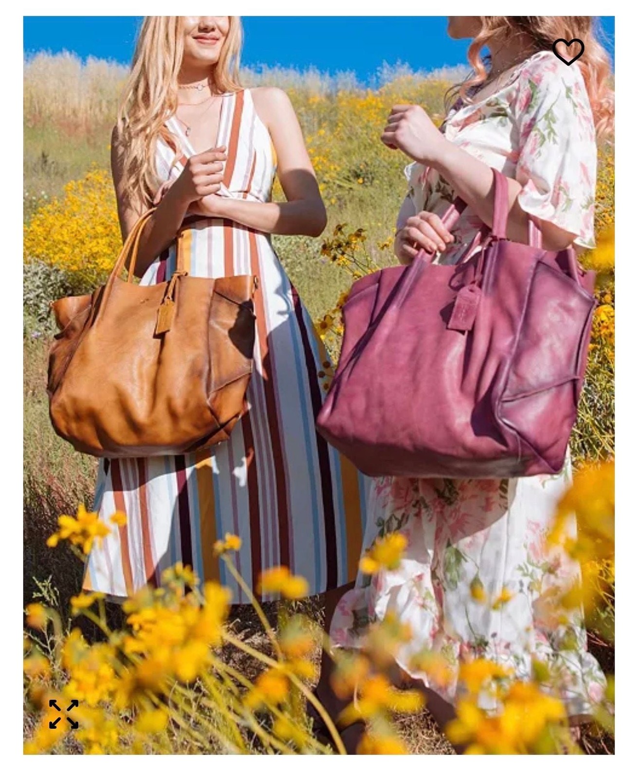 Old Trend Sprout Land Genuine Leather Tote Bag Detachable Pouch NEW Pink image 9