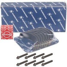 KOLBENSCHMIDT Pleuellager Satz + 8x ELRING Sc...
