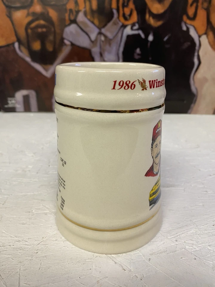 Taza Stein Vintage 1986 Dale Earnhardt NASCAR Winston Cup Champion Foto 4 de 4