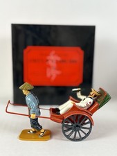RARE VTG King and Country Streets of Hong Kong Retired 04 HK003 RICKSHAW