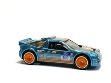 Hot Wheels New 2025 Super Treasure Hunt Ford RS200 Gulf Livery Loose