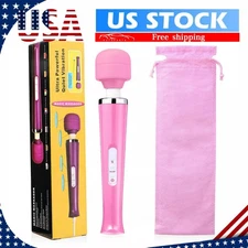 Handheld Massager Wand Vibrating Massage Magic Full Body Therapy Motor 20 Speed