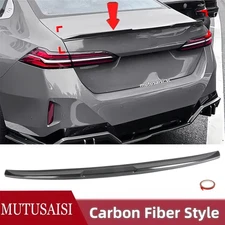 Fits BMW G60 2024-26 M5 i5 Rear Trunk Spoiler Wing Sporty ( Carbon Fiber Style )