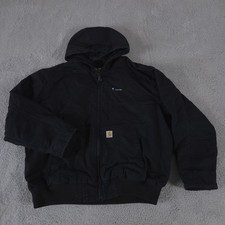 Carhartt Jacket Mens 2XL Washed Duck Active Jac Thinsulate Quilted Canvas Work