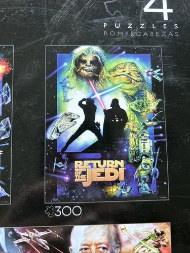 Star Wars 4 Jigsaw Puzzle Set - Puzzle Bags Factory Sealed - Buffalo Games - Picture 8 of 13