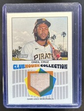 2026 Topps Heritage Oneil Cruz Clubhouse Relics Bat #CCR-OC Pirates