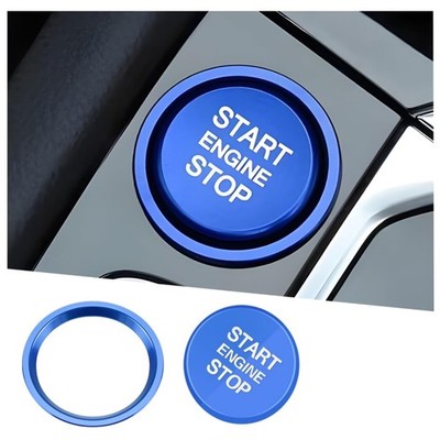 Car Engine Start Stop , Alumninum Vehicle Key Ignition Switch Knob Protector ...