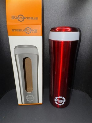 SIGG Steel Works Thermo Mug 0.38L Metro Mug - Burgundy Red