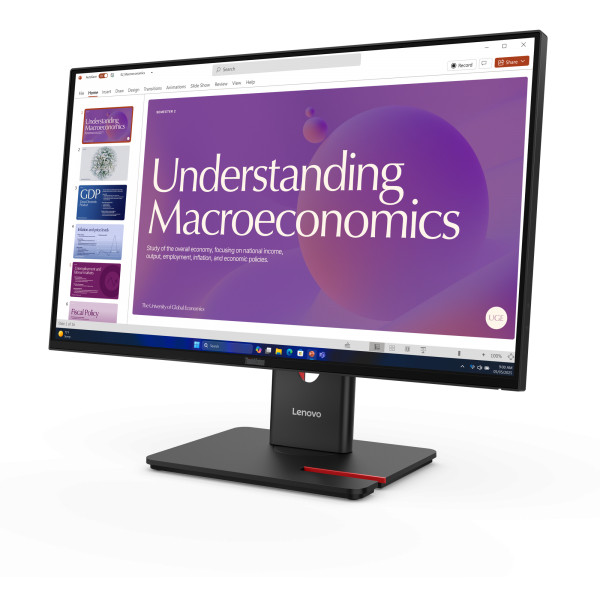 Monitor Lenovo ThinkVision T24D-40 23.8" Full HD foto 2