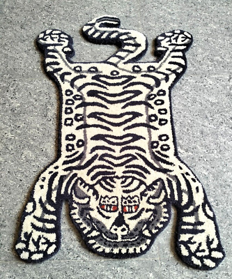 SP Tibetan Tiger Rug 2x3 3x5 Oriental Wool Rugs Handmade Antique Home Decor Rugs
