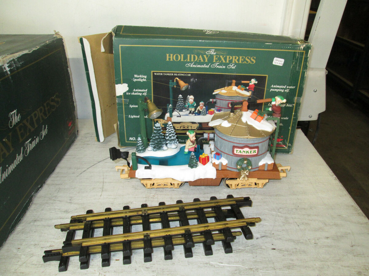 The Holiday Express Animated Train Set, Water Tanker Skating The Holiday Express Animated Train Set, Water Tanker Skating
