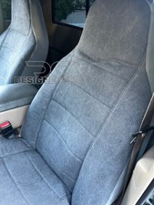 Hd Charcoal Canvas Truckpickup Seat Covers Fits 91-97ford Ranger Console Cover