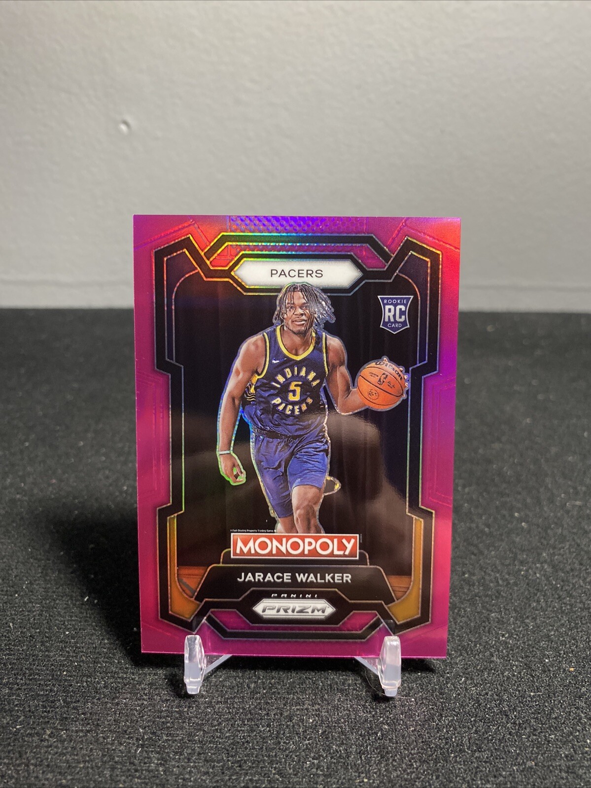 2023-24 Prizm Monopoly Jarace Walker Pink Prizm Rookie RC #103/149 Pacers