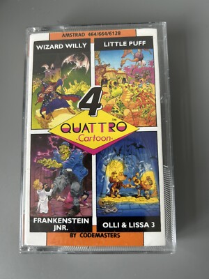 Amstrad CPC 4 Quattro Cartoon CodeMasters getestet funktioniert