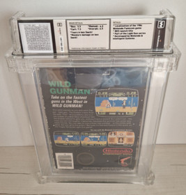 NES Wild Gunman WATA 6,5 CiB EMBALAJE ORIGINAL Componentes a juego Nintendo Versi&oacute;n EE. UU.