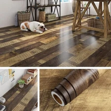 Reclaimed Wood Vinyl Flooring Roll Waterproof Vinyl Plank Flooring Peel