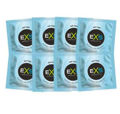 48 EXS AIR THIN Ultra dünne hauchzarte KONDOME - Wandstärke nur 0,045 mm !!!