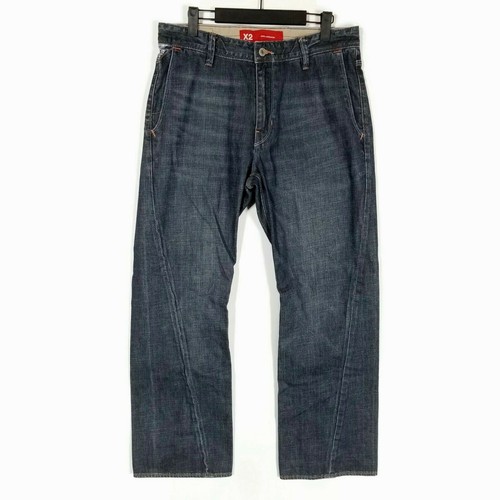 Express X2 Regular Fit Boot Leg Jeans 