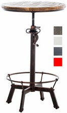 Stehtisch Malita Bistrotisch Thekentisch rund Industrial Look Tisch Kiefernholz