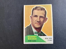 1960 FLEER FOOTBALL CARDS #1-65 PICK CARDS YOU WANT