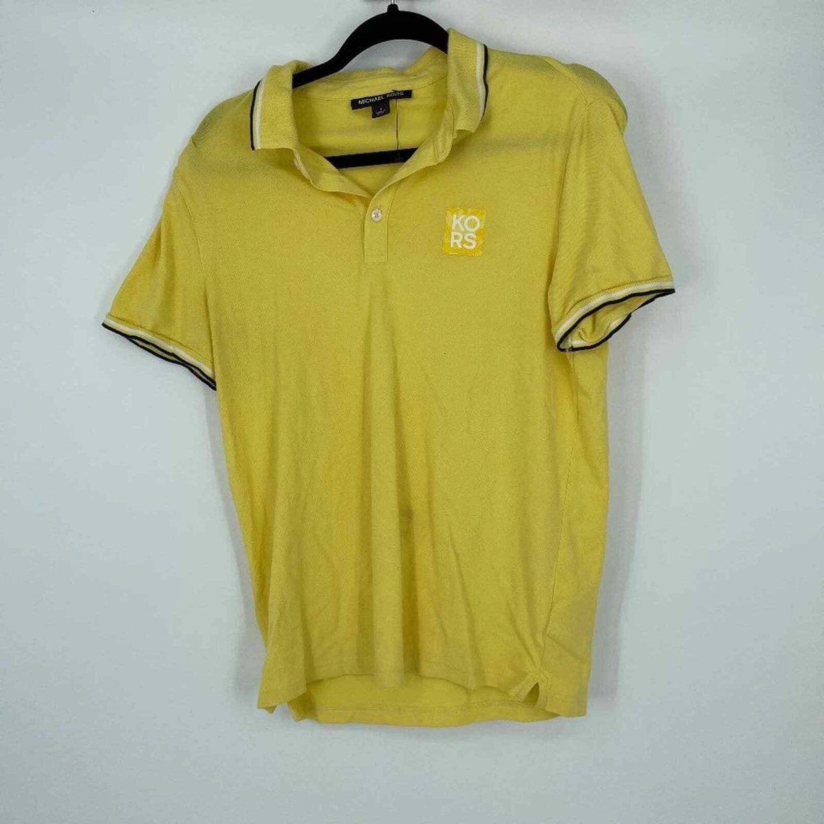 Michael kors polo mens yellow hotsell