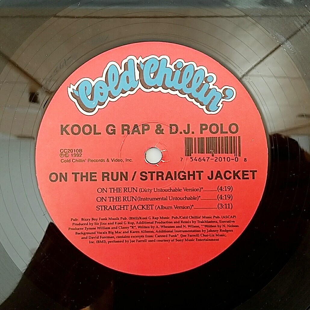 Vinyl) Kool G Rap & D.J. Polo – On The Run, US Press, CC2010-1
