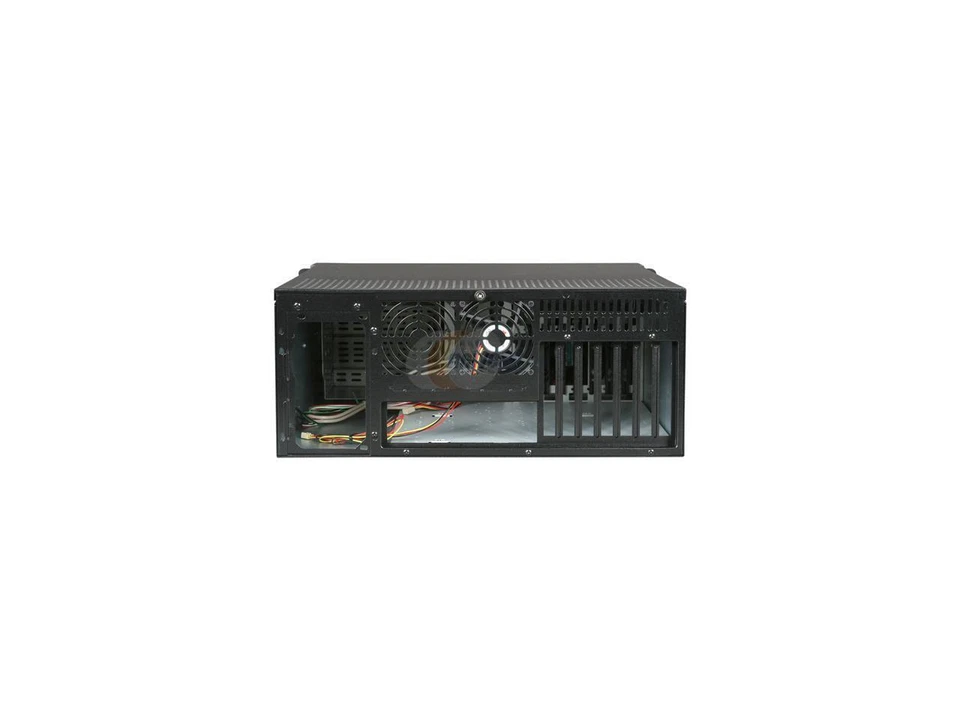 iStarUSA D-400 Black Aluminum / Steel 4U Rackmount Compact Stylish Chassis - Bla - Image 4 of 4