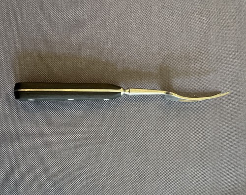 VTG Zwilling Twins INOX 10.5" 2-Tine Meat Serving Carving Fork Wood Hdl Germany - Picture 5 of 6