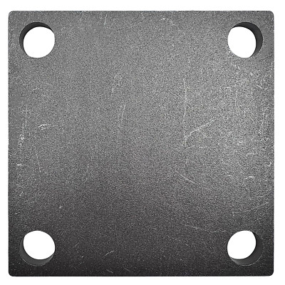 4x4'' Weldable Square Steel Metal Base Plate, 1/4'' Thick, 6mm  Heavy Duty 10 Pk