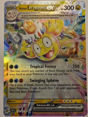 2024 Scarlet & Violet Surging Sparks Alolan Exeggutor ex 133/191 Holo LP
