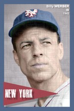 Billy Werber - 1942 New York Giants - choose a style - colorized print