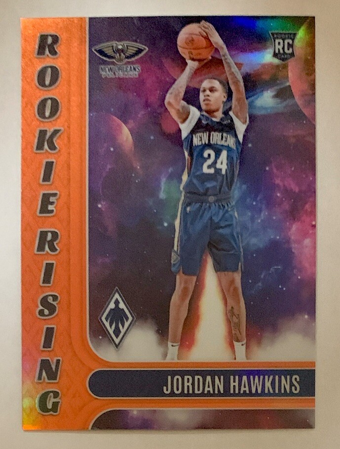2023-24 Panini Phoenix 17 RC Jordan Hawkins Rookie Rising #/49 ORANGE Parallel