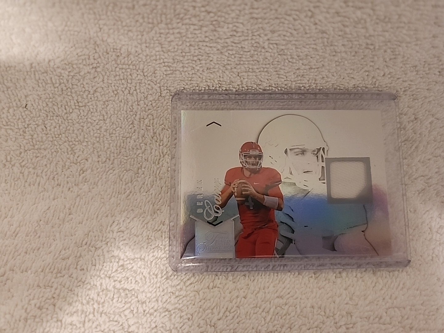 FILA Carta Jersey 2014 Flair Showcase Derrek Carr Row O