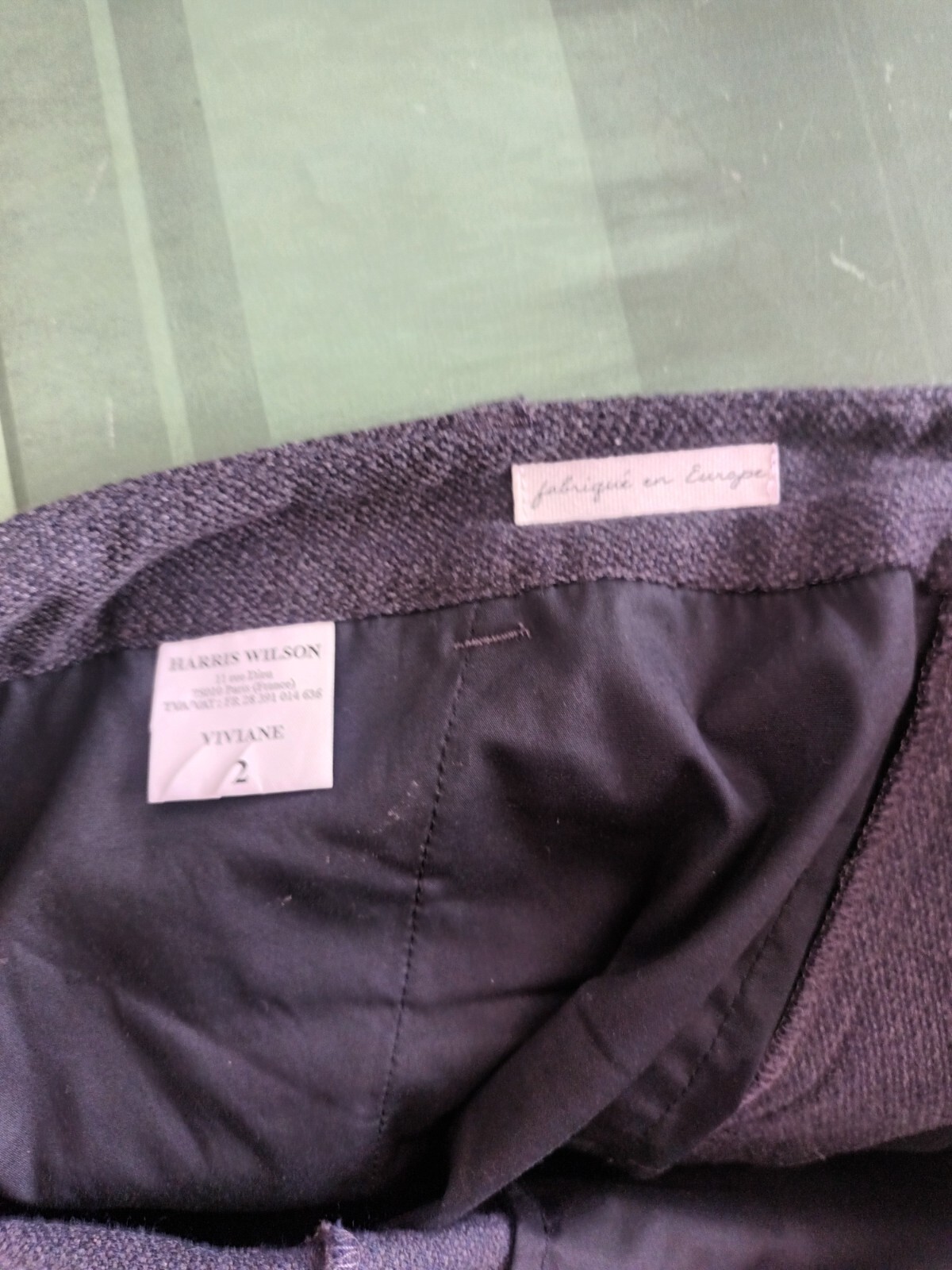 *NWT* Harris Wilson Viviane Trousers Marine (size 2)  32w x 29L RRP £125 image 4