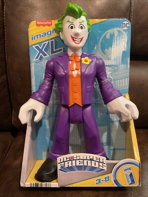 Joker Toy Imaginext XL DC Super Friends 10'' Action Figure Mattel Fisher-Price