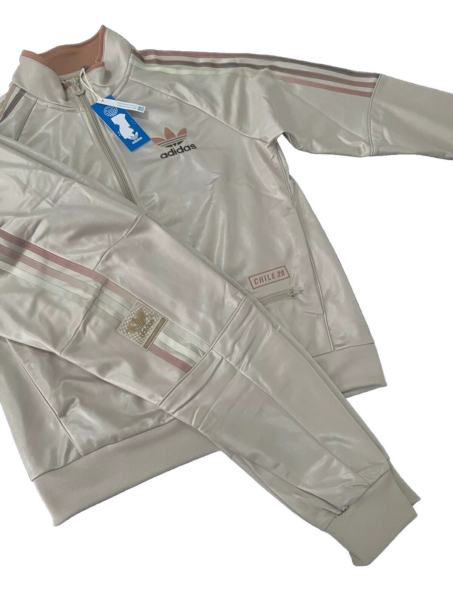 Adidas Originals Chile 20 Mens Tracksuit Set Wet Look Jacket