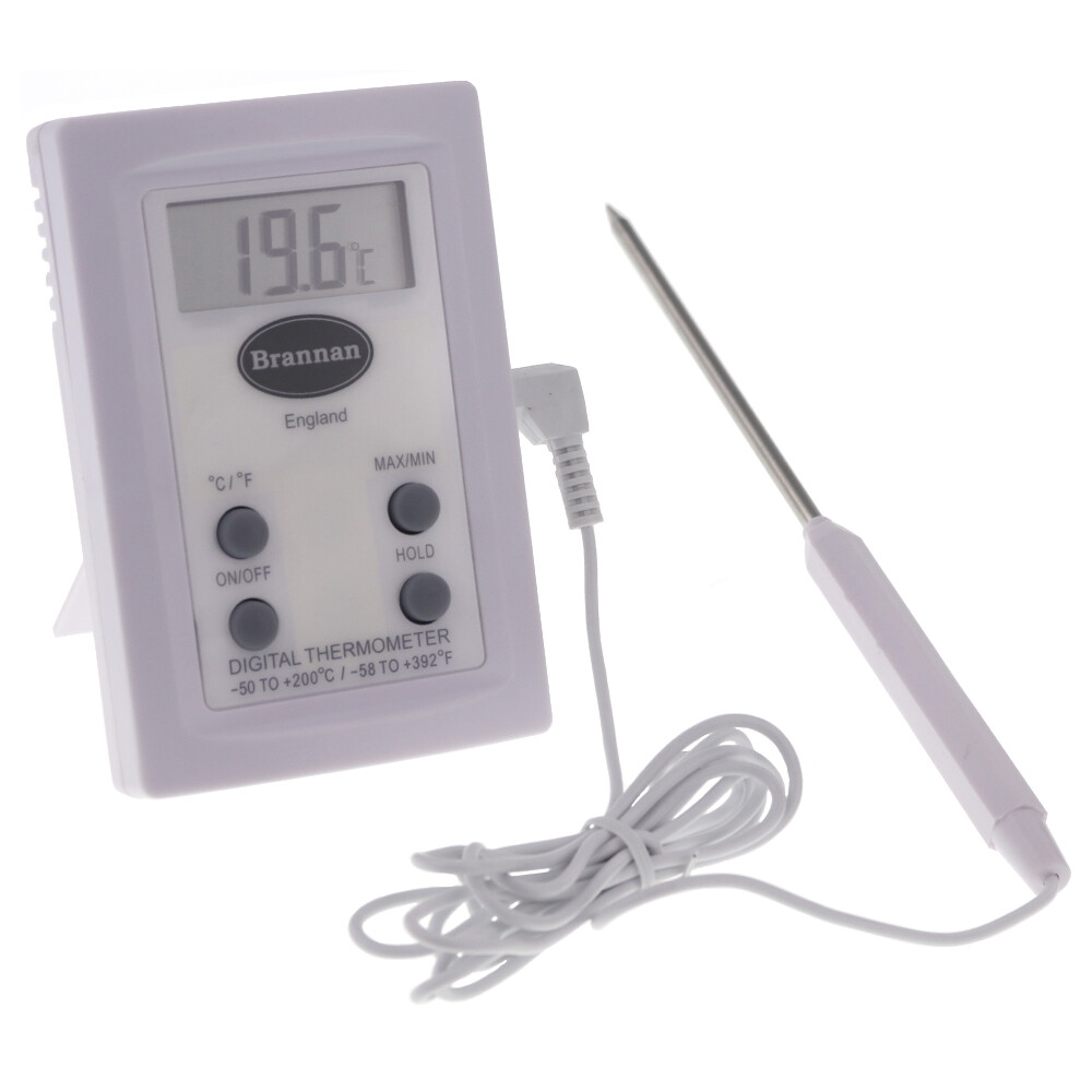Digital Max Min Meat Thermometer Probe - BBQ Turkey Steak Cooking
