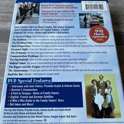 Fawlty Towers: The Complete Collection DVD 3 Disc Set BBC John
