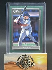 💥Ivan Rodriguez 2022 Panini Three and Two Green PARALLEL #'D 5/5 (eBay 1/1 SSP)