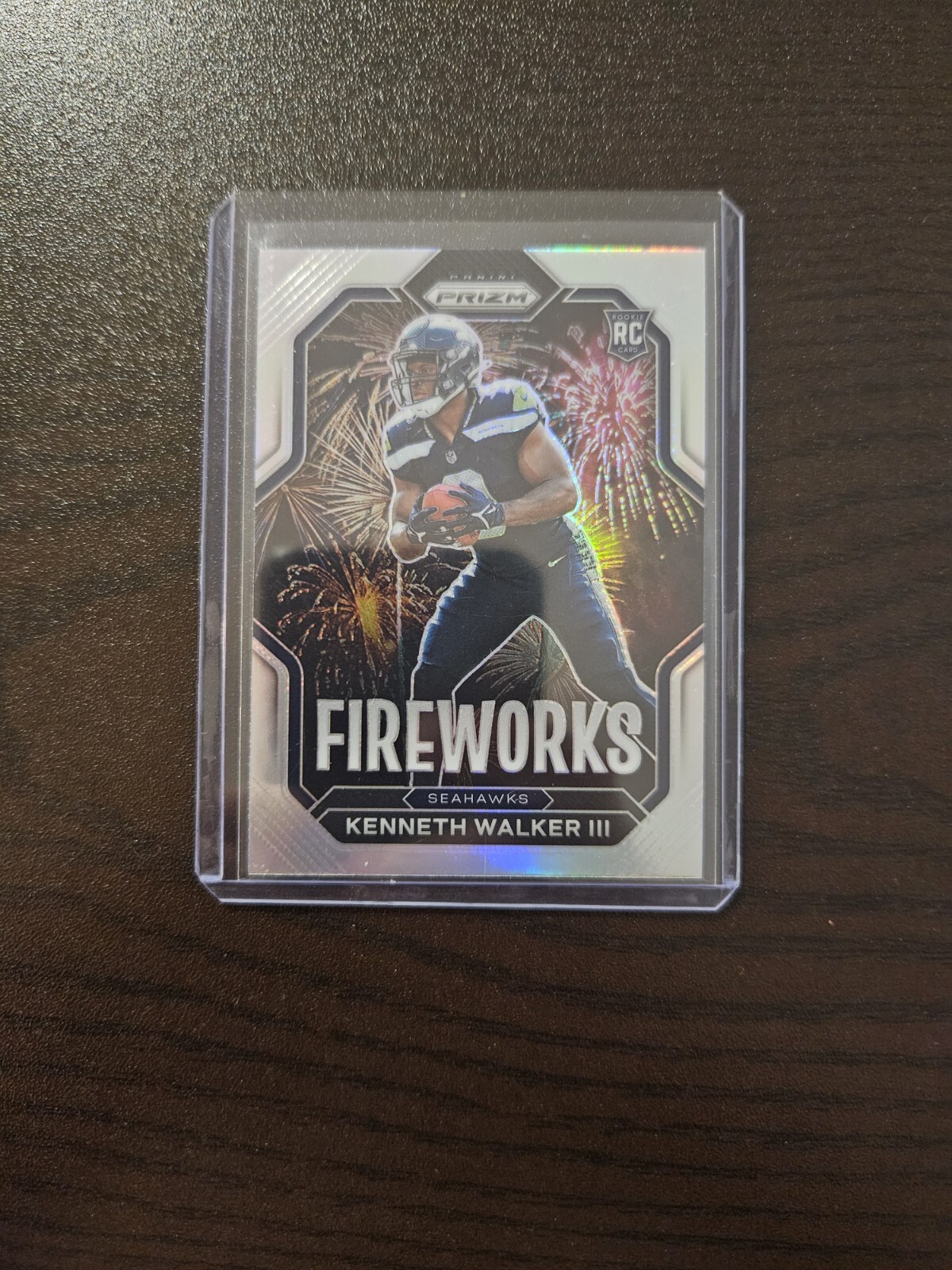 2022 Panini Prizm - Silver Fireworks #F-25 Kenneth Walker III (RC)