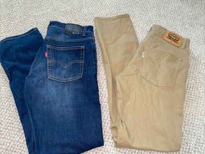 Levi's 511 Slim Fit Performance Stretch Jeans Khaki Lot Boys Size 29x29-18  Reg | eBay