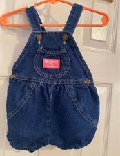 Vintage Oshkosh B Gosh Denim Bubble Romper - Size 3-6 Months