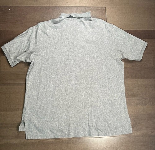 Polo Ralph Lauren Shirt Mens 2XLT Tall Gray Short Sleeve Polo Cotton Casual - Picture 4 of 9