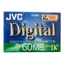 JVC Mini DV Digital Video Cassette DV60ME 90min LP 60min SP NEW SEALED