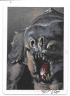 DARKSTEEL Drooling Ogre ARTIST PROOF with RANCOR ORIGINAL ART by Brian Snoddy! — photo 2