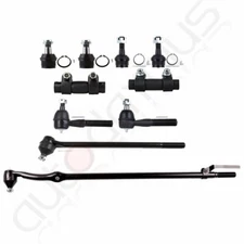 10Pcs Front Suspension Ball Joints Tie Rod Kit For 1980-96 Ford F-150 Bronco 4WD