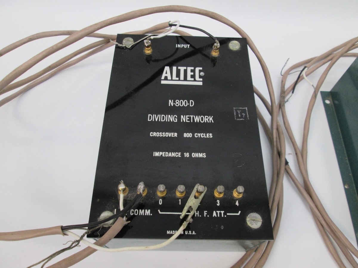 ALTEC アルテック　N-800-D Vintage Altec N-800-D Crossover Dividing Network Pair | eBay