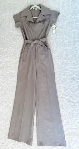 Nuevo con etiquetas Mono Campana Vintage Años 70 Pantalones Para Mujer Sears JR Bazaar Jr. Talla 9 NOS - Imagen 2 de 18